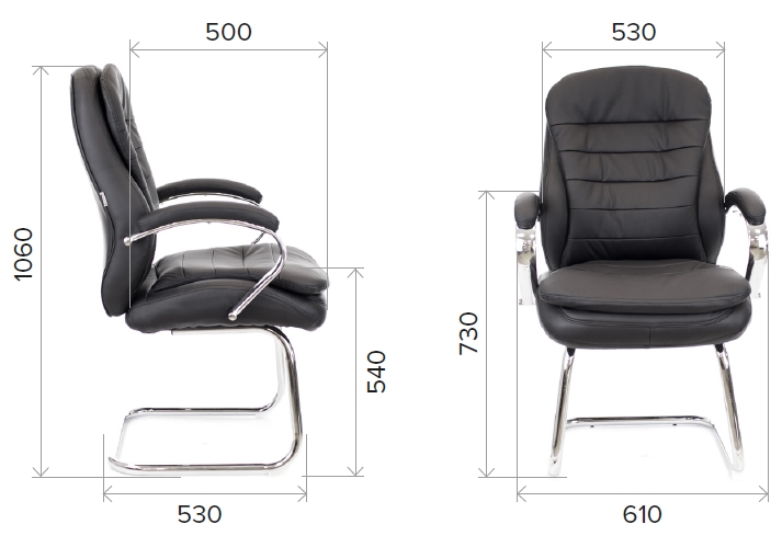 Кресло для посетителей Everprof Valencia CF