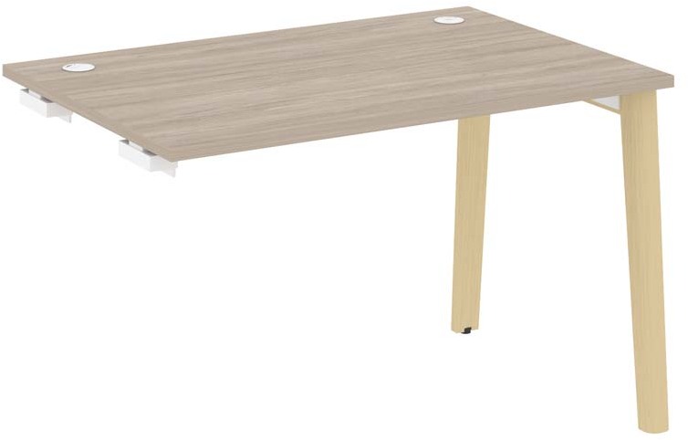 Стол-приставка к опорным элементам, опоры - массив дерева OW.SPR-2.8