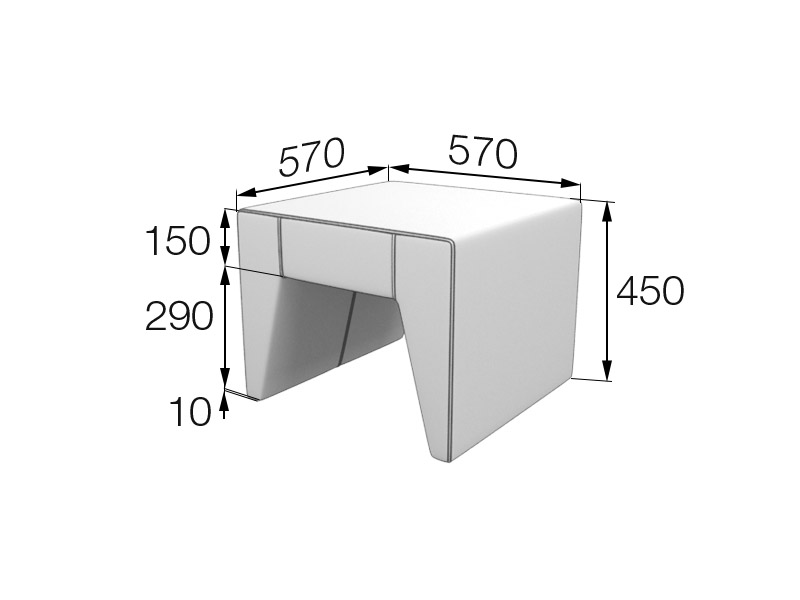 Столик-пуф Кит Kit-t