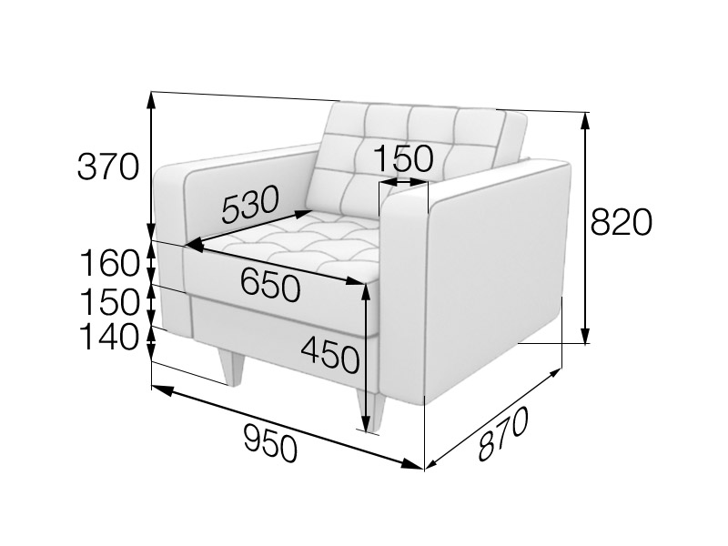 Кресло Космо Kos1-2