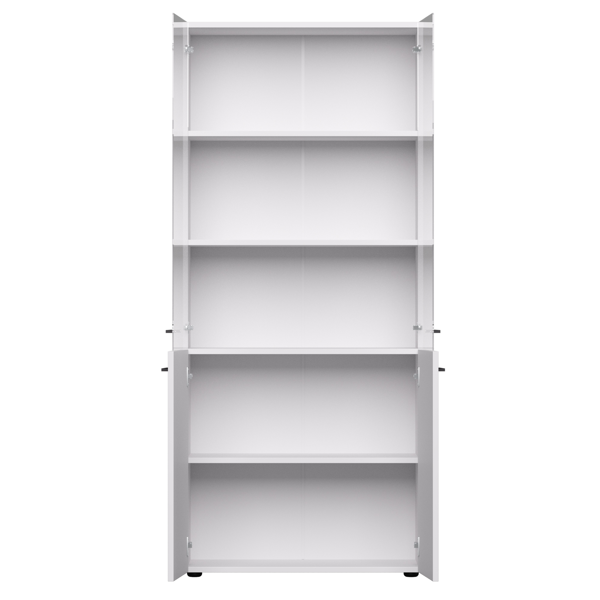 Шкаф комбинированный со стеклом 254Н004