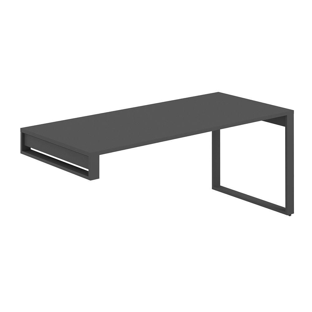 Стол на опорную тумбу Allegro cabinet AG.001.AN.72.AN Антрацит/Антрацит
