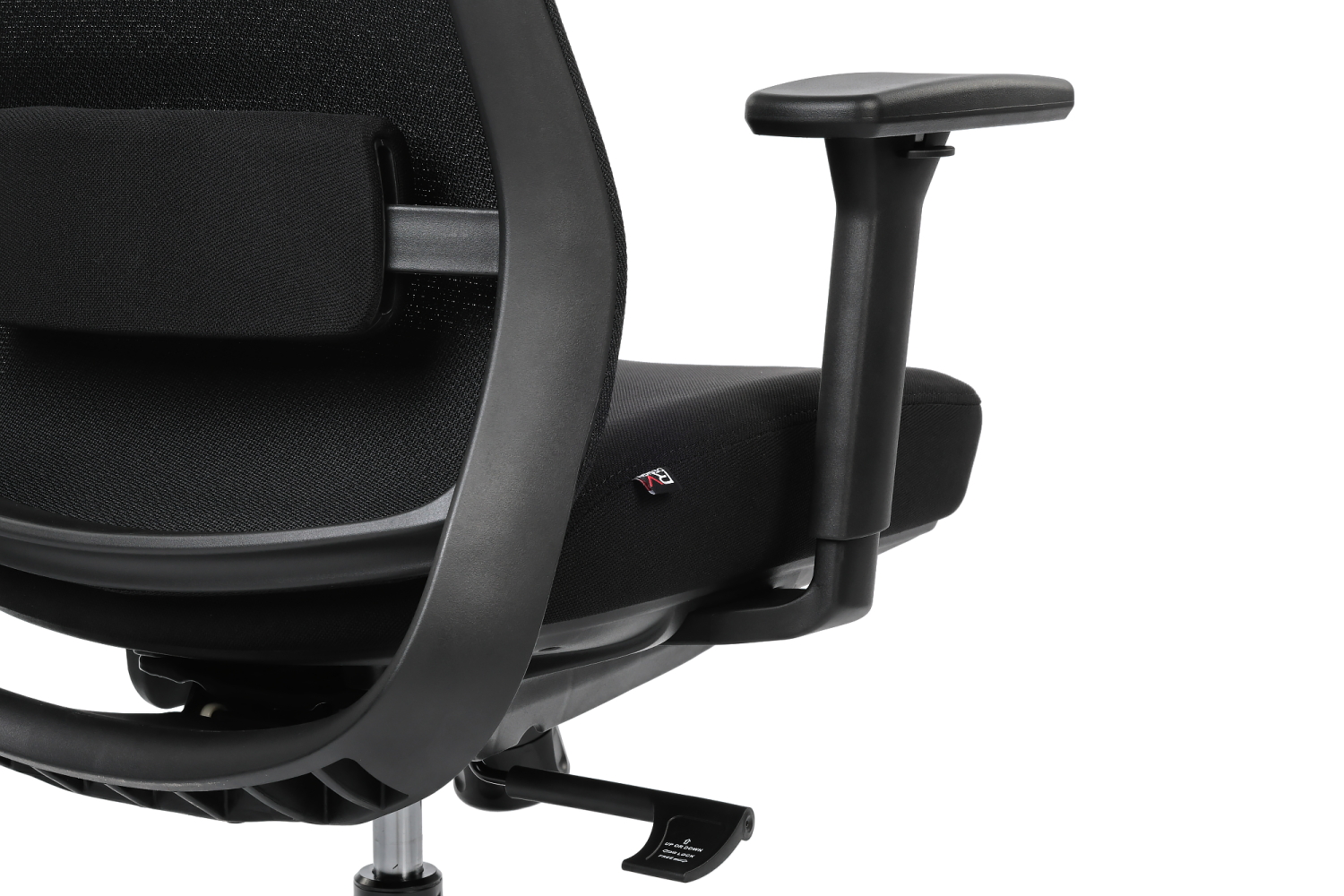 Эргономичное кресло Riva Миро 6249A Черный пластик