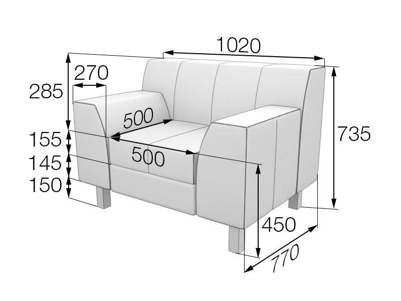 Кресло Флагман FL1-2