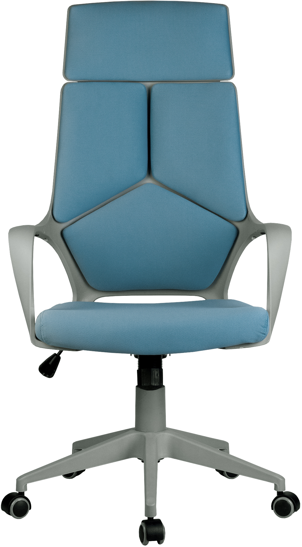 Офисное кресло RIVA IQ Rv 8989 серый пластик