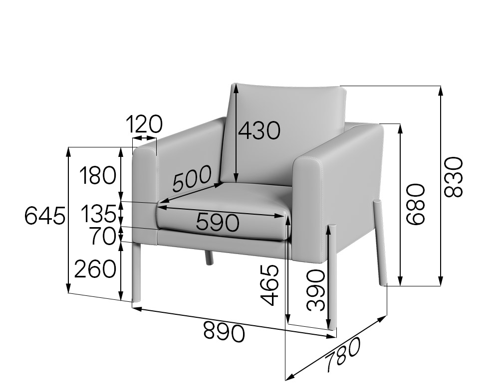 Кресло Талер TL1-2