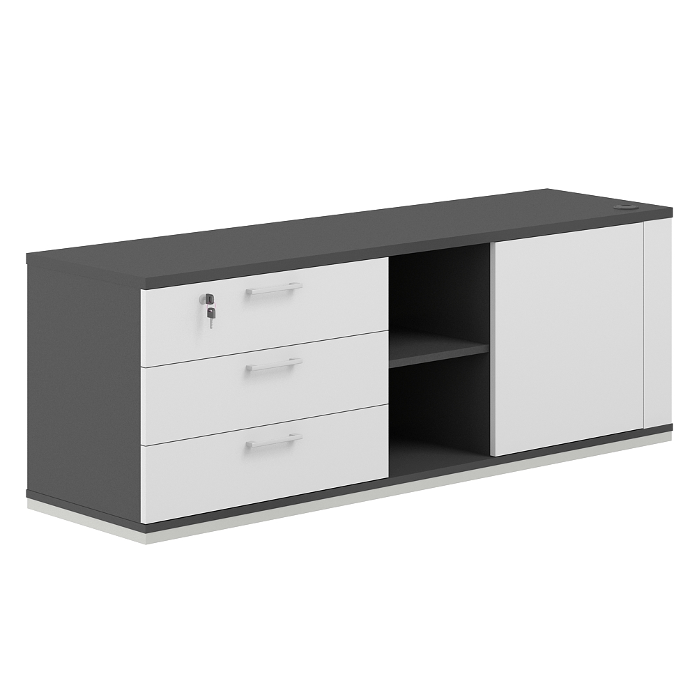 Тумба опорная левая Allegro cabinet AG.295.AN.AN.WH.L