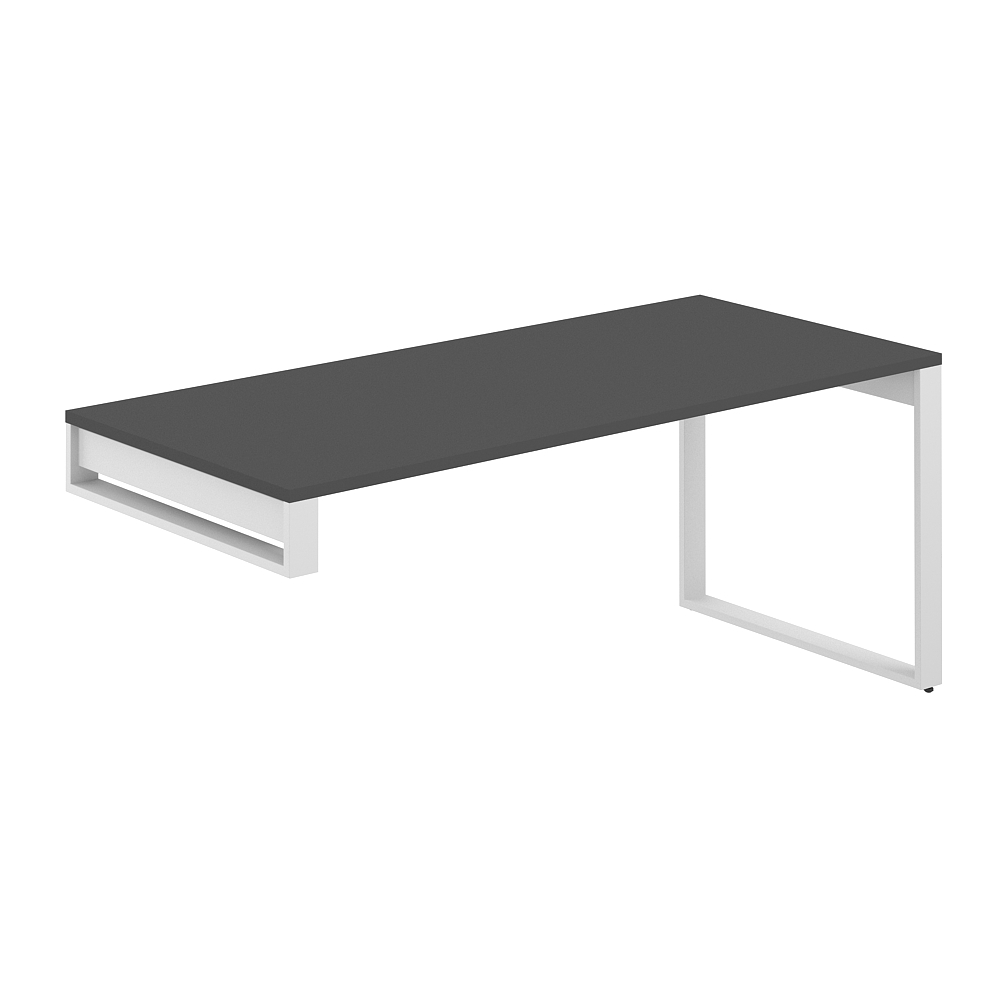 Стол на опорную тумбу Allegro cabinet AG.001.AN.72.WH Белый/Антрацит
