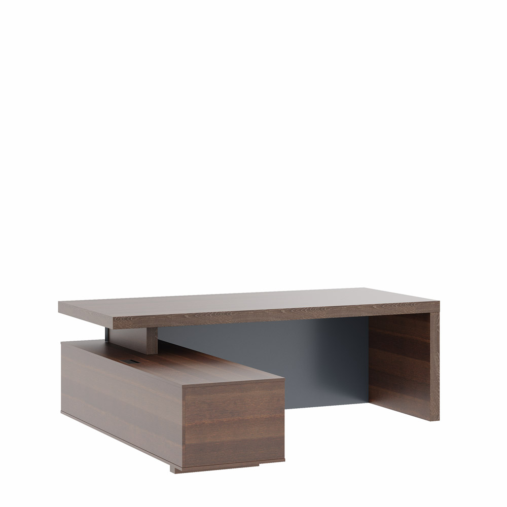 Стол письменный с тумбой большой левый CON362103