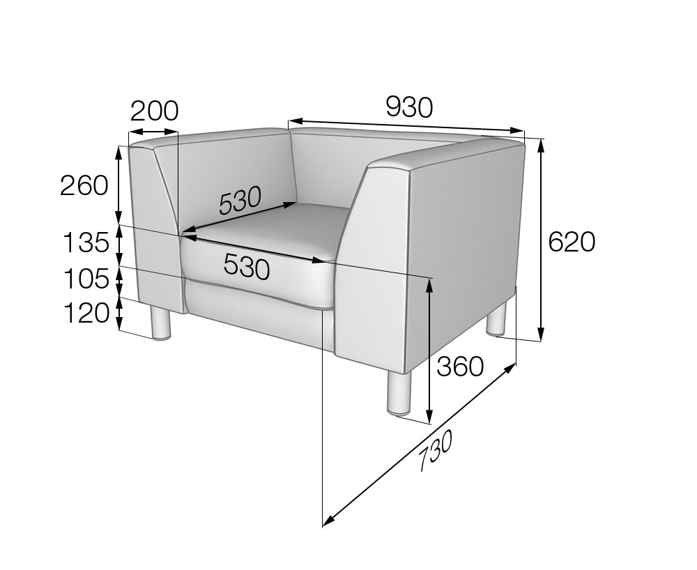 Кресло Эволюшн EVO1-2