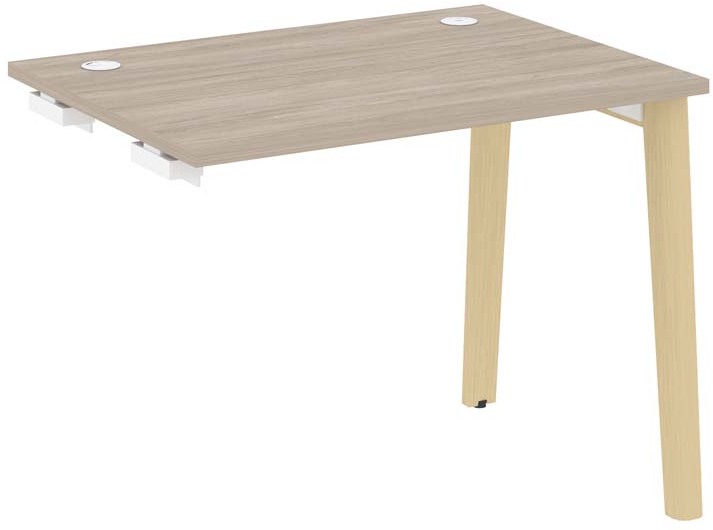 Стол-приставка к опорным элементам, опоры - массив дерева OW.SPR-1.7