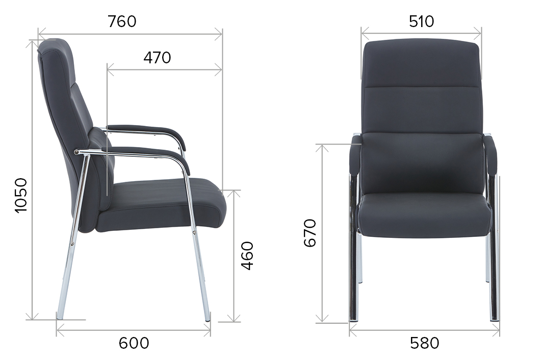 Стул для посетителей Everprof City