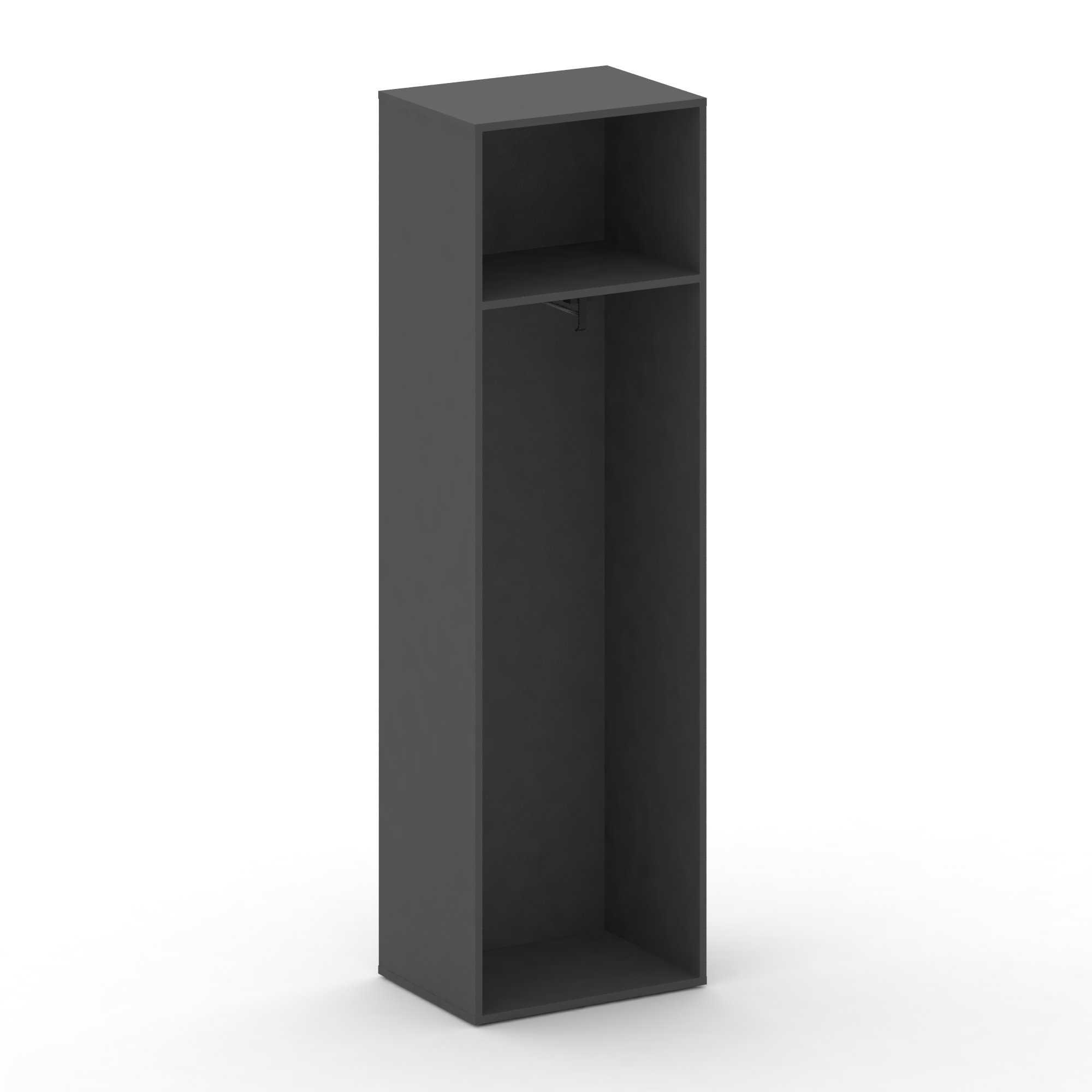 Гардероб узкий FR.GB-102 black