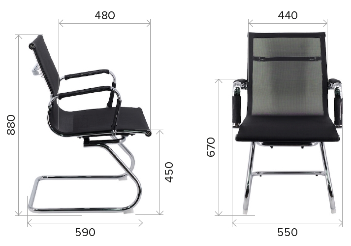 Стул для посетителей Everprof Opera CF