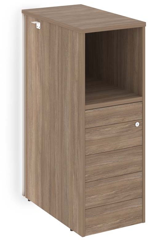 Тумба с подсветкой 5 ящиков TIP-ON завершающая, правая ONIX O.R-TV-5TIP.S(R)