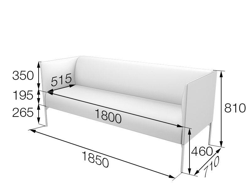 Диван 3-местный Бридж Brd3-2