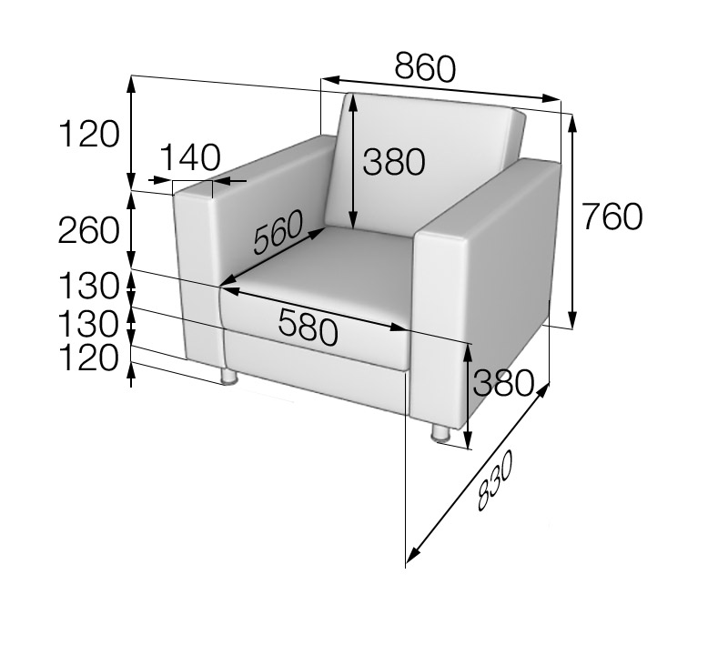 Кресло Офис O1