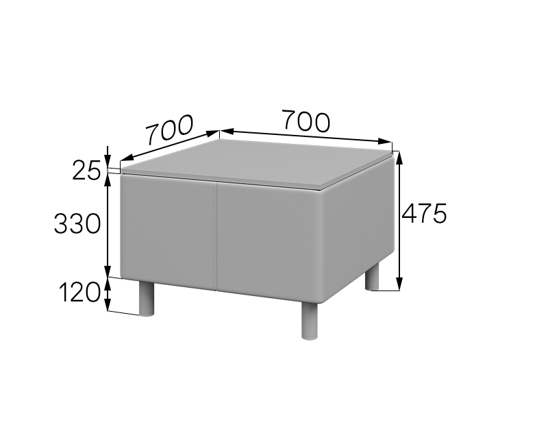 Стол Юнит U-t2