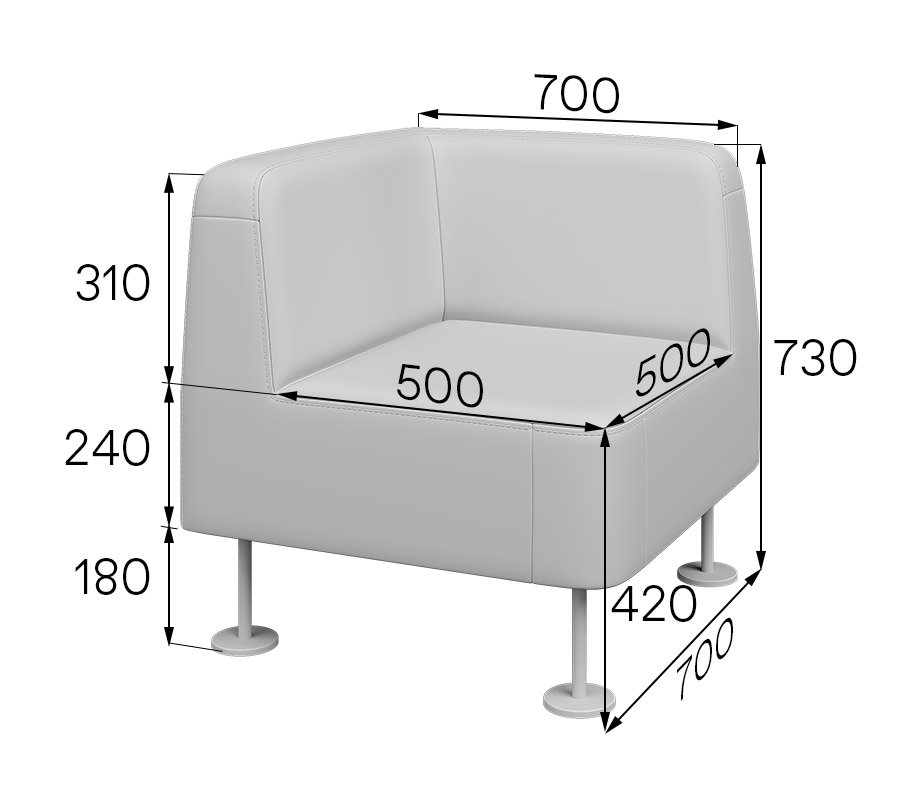 Модуль угловой Смарт СМ-У