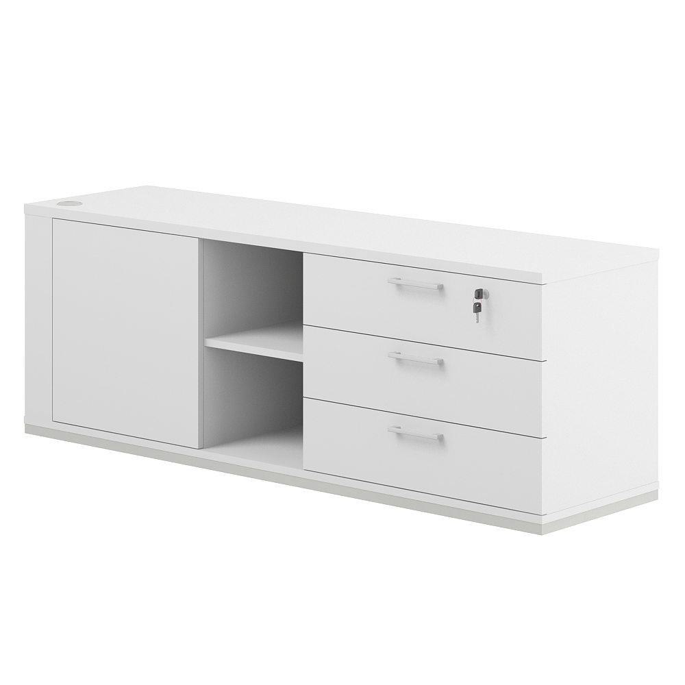 Тумба опорная правая Allegro cabinet AG.295.WH.WH.WH.R