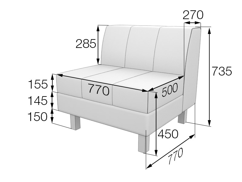Секция одноместная Флагман FL1
